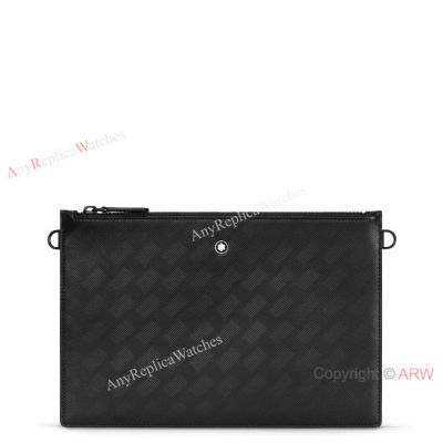 AAA Copy Montblanc Men's Black Extreme 3.0 Clutch Bag Zip